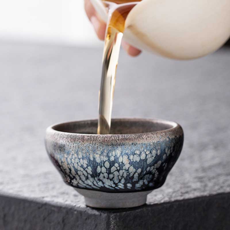 Small Oil Drops Tenmoku Jian Bowl Tea Cup-2