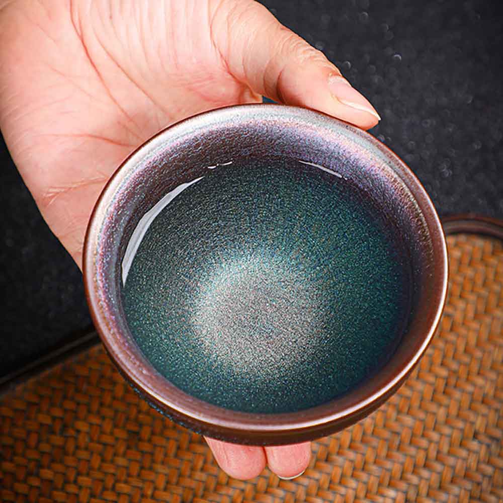 Chinese Tenmoku Jian Bowl Ceramic Tea Cup-6