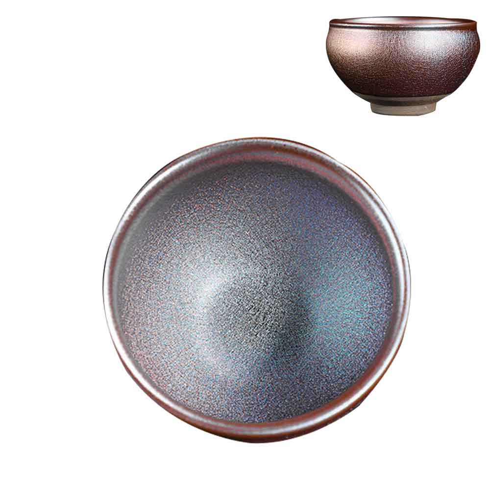 Chinese Tenmoku Jian Bowl Ceramic Tea Cup-7