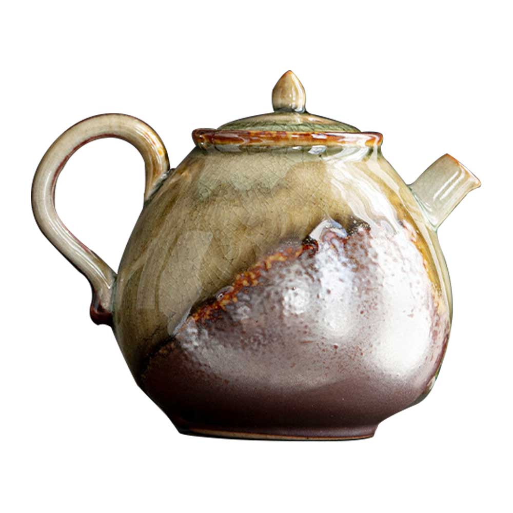 Firewood Ceramic Tea Pot