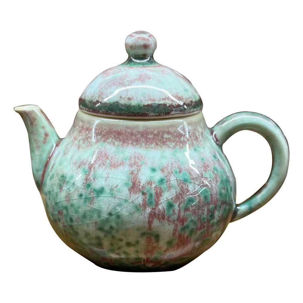 Pear Shaped Ceramic Tea Pot-6