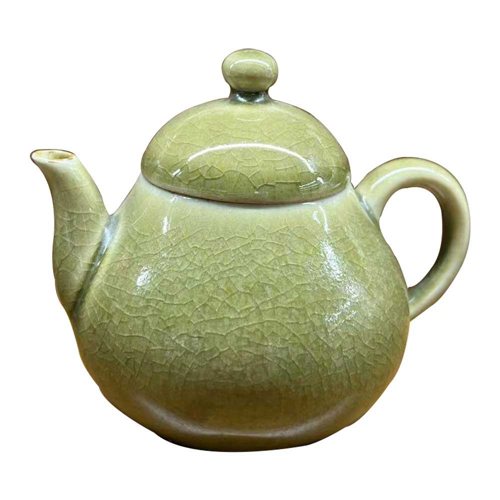 Pear Shaped Ceramic Tea Pot-7