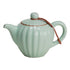 Ru Kiln Petal Shaped Ceramic Tea Pot with Strainer-3